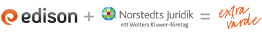 Edison + Norstedts Juridik = extra v�rde
